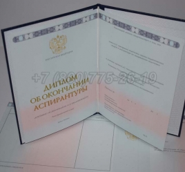Диплом Аспирантуры 2018г в Перми