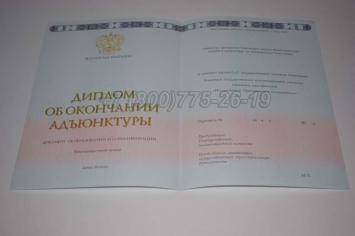 Диплом Адъюнктуры 2022г в Перми