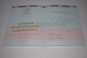 Диплом Адъюнктуры 2019г в Перми